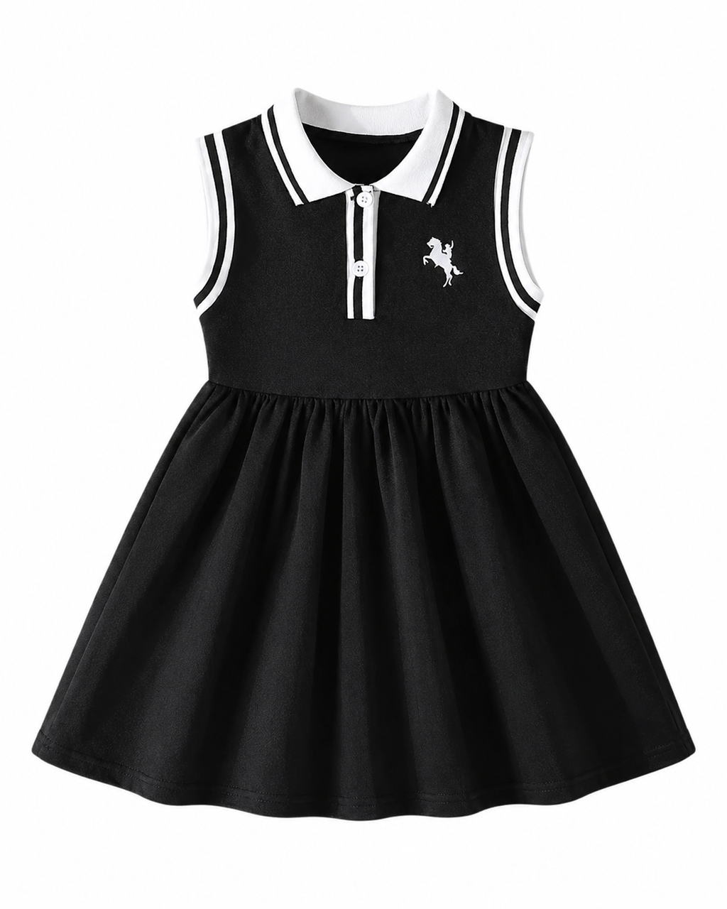 Preppy Equestrian Polo Girl Sport Dress