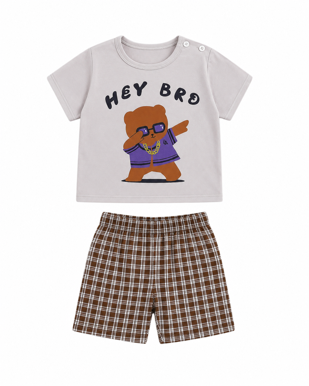 Bear Cotton Boy's Pyjamas