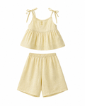 Floral Elegance Summer Girl's Set