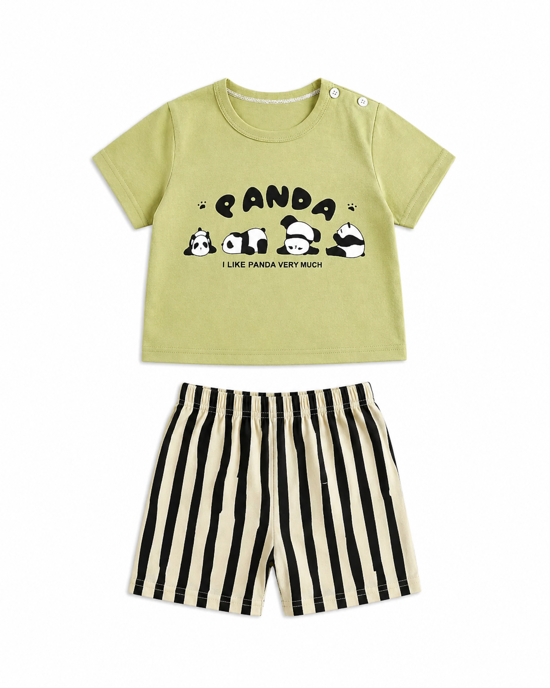 Playful Panda Graphic Boy's Pyjamas